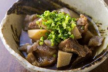 Simmered beef tendon