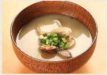 Manila clams miso soup