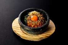 Stone grilled bibimbap