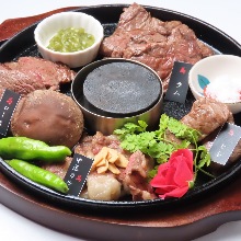 Assorted horse steak, 4 kinds