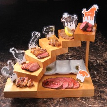 Assorted steaks