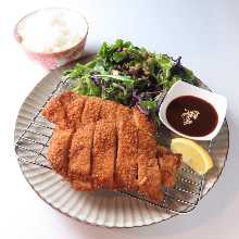 Pork cutlet meal set