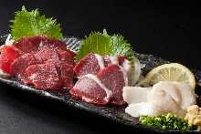 Assorted edible horse meat, 3 kinds