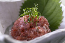 Jellyfish with pickled plum