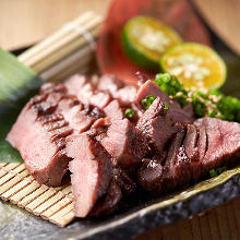 Grilled beef tongue