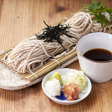 Chilled buckwheat noodles without broth