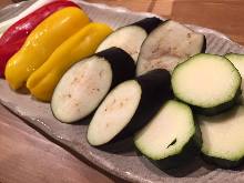 Grilled vegetables