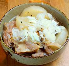 Simmered beef tendon