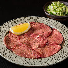 Negi tan shio (salted tongue with green onions)