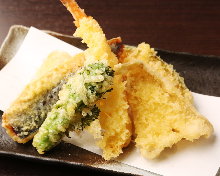 Assorted tempura