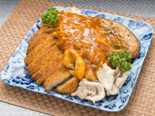 Pork cutlet rice bowl