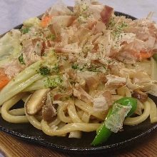 Sauteed wheat noodles