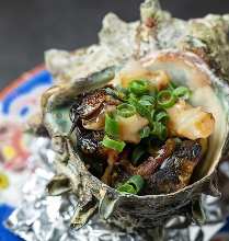 Live turban shell (grilled in its shell)