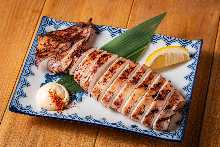 Grilled Whole Squid