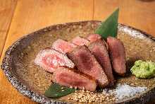Beef tongue steak