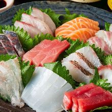 Assorted sashimi, 10 kinds