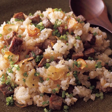 Wagyu beef garlic rice