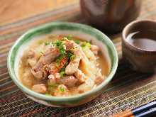 Simmered pork offal