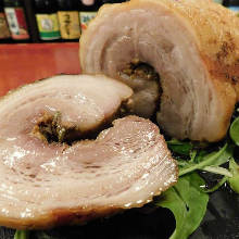 Rolled pork belly