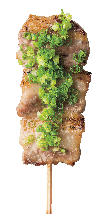 Pork rib skewer