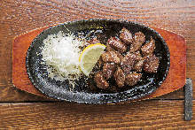 Teppan-yaki(cooked on a griddle)