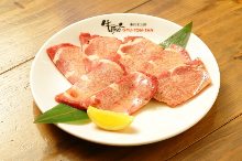 Premium grilled tongue seasoned with salt