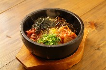 Stone grilled bibimbap