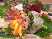 Assorted sashimi