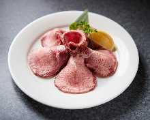 Premium grilled tongue seasoned with salt