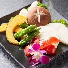 Assorted seasonal vegetables