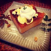 Toast with honey