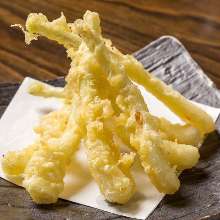 Okinawan rakkyo tempura