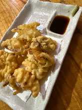 Octopus tempura