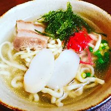 Okinawa soba noodles