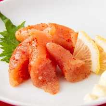Grilled mentaiko or raw mentaiko(4,000 yen all-you-can-eat menu)