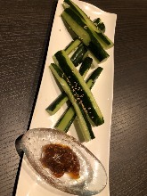 Smashed cucumber salad