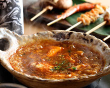 Spicy tofu and ground meat