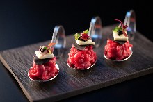 Wagyu beef steak tartare