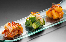 Assorted kimchi