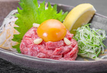 Wagyu beef steak tartare