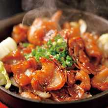 Stir-fried horse offal