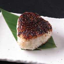 Grilled rice ball