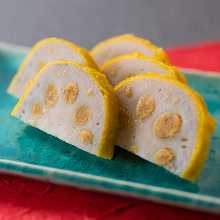 Mustard-stuffed lotus roots