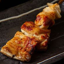 Grilled shiro (large intestine) skewer