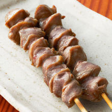 Chicken silver gizzard skin skewer