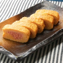 Omelet of spicy cod roe