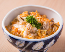 "Oyako" chicken and egg rice bowl