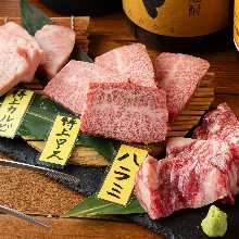 Assorted extra premium yakiniku