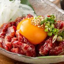 Wagyu beef steak tartare