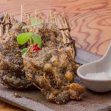 Mozuku seaweed tempura Mozuku seaweed tempura